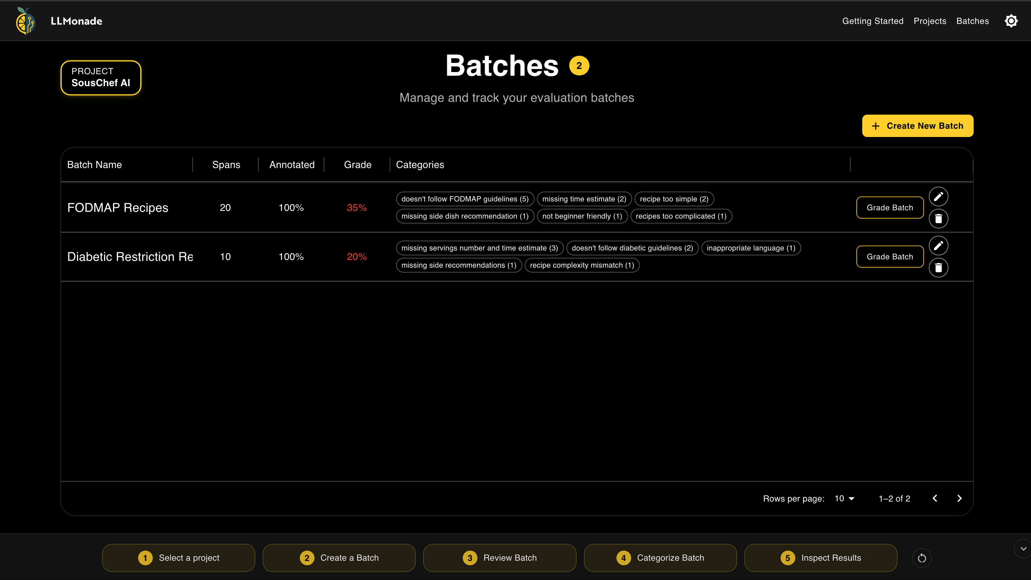 Inspect Multiple Batch
